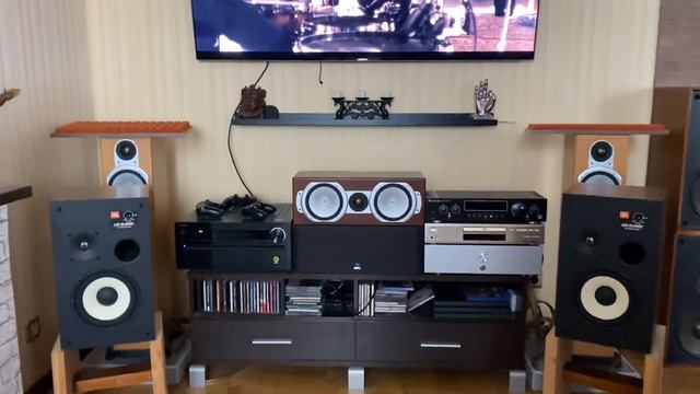 BS speakers “JBL L82 Classic” + integrated amp JLH “Rusich”, pure “A” class смотреть онлайн