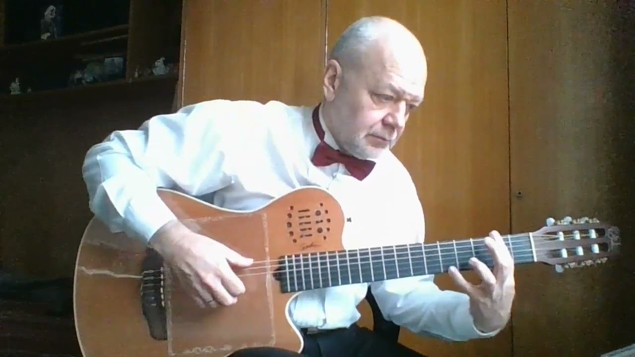 Тема Одетты (Лебединое озеро) на гитаре смотреть онлайн