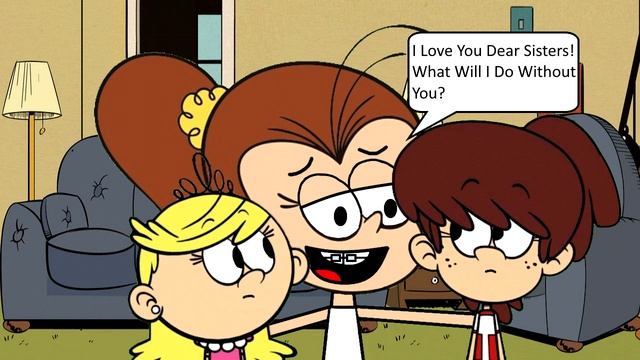 Luan Hugs Lynn And Lola смотреть онлайн