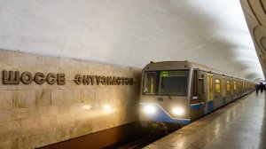 Калининская линия. Ока 81-760/761. От Новокосино до Третьяковской