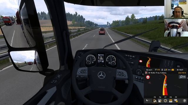 Перевозка теплообменника 70 т. в Euro Truck Simulator 2. Рейс Берлин - Щецин. смотреть онлайн