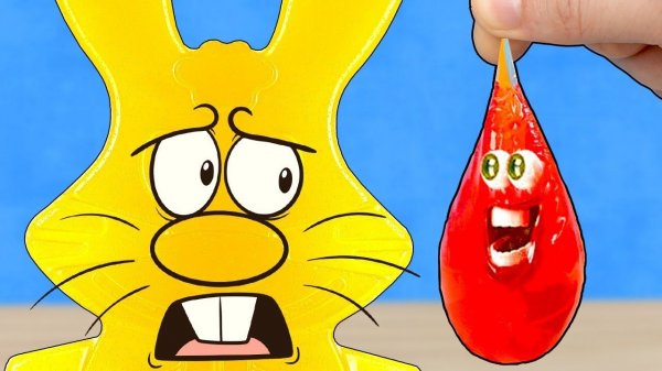 ЧТО ЗА МЕДУЗА КИМИ КУКИ И ЖЕЛЕЙНЫЙ ЗАЯЦ ХАРИТОН