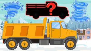 Мультики про машинки - Угадай силуэт - Спасаем машинку - Развивающие мультики для детей