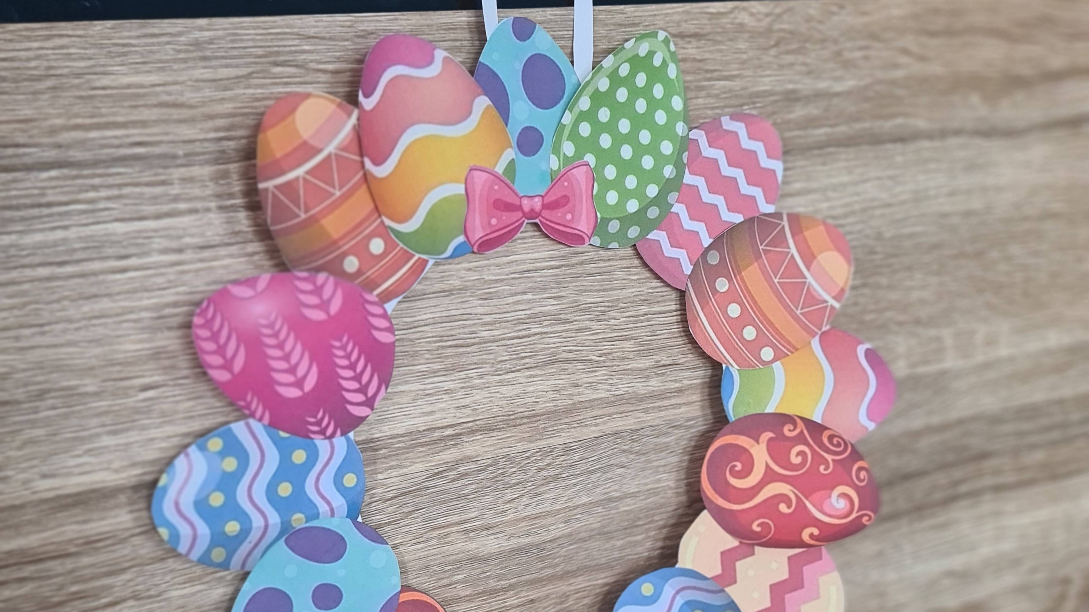 ПАСХАЛЬНЫЙ ВЕНОК своими руками. Пасхальная поделка. Поделка с пасхальными яйцами.Пасхальный декор.