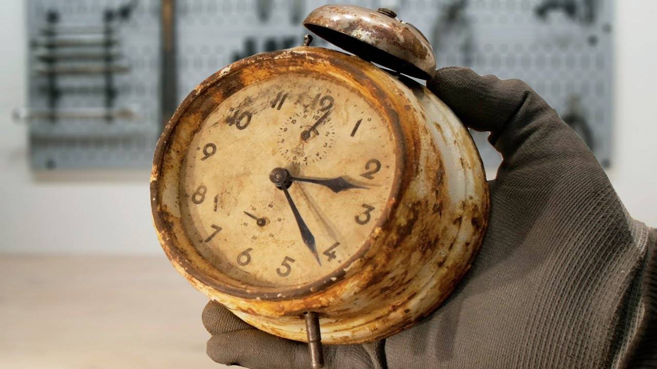 Реставрация антикварных немецких часов 1950-х годов смотреть онлайн