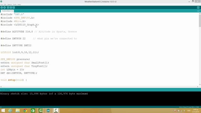 Arduino Weather Station Project #3 with DHT22, BMP180 and a Nokia 5110 LCD Display смотреть онлайн