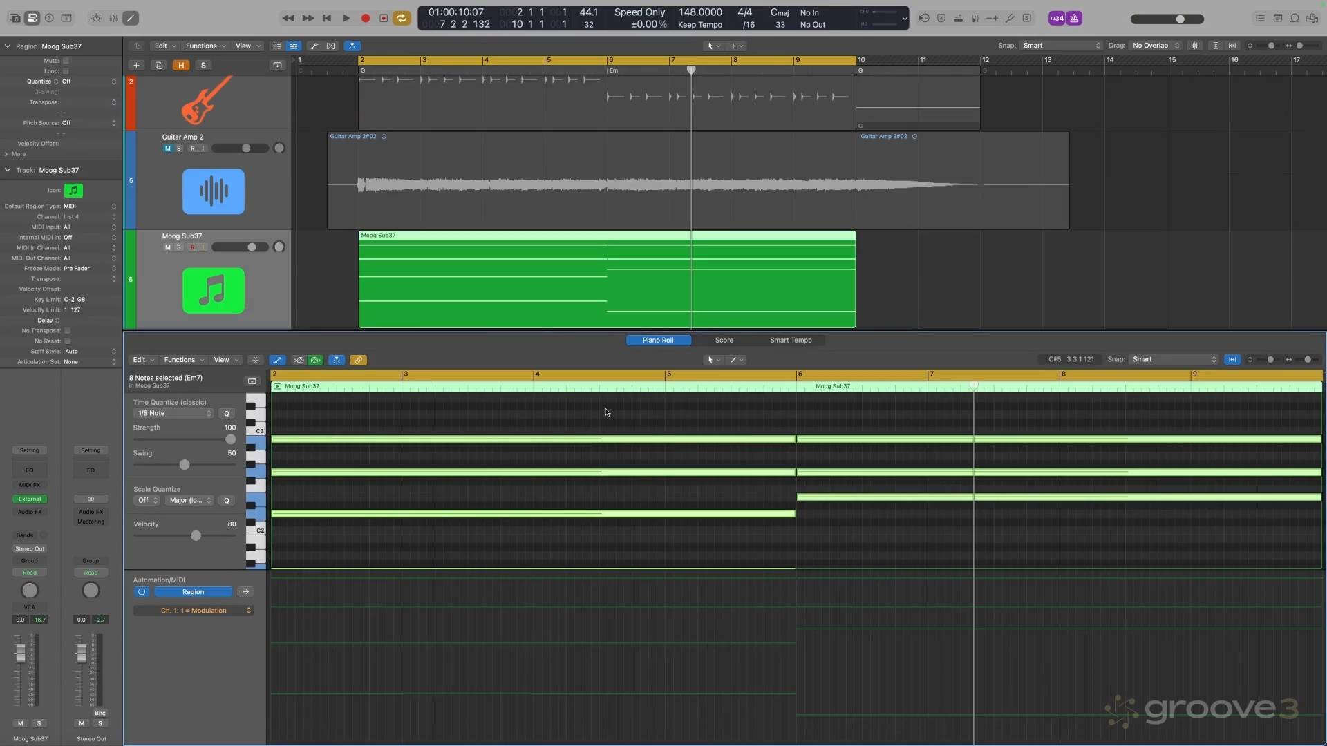 09. Locking In Time With Arps And Sequencers