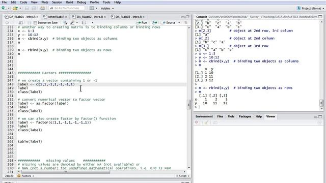R lab 02 - basics of R syntax and data types смотреть онлайн