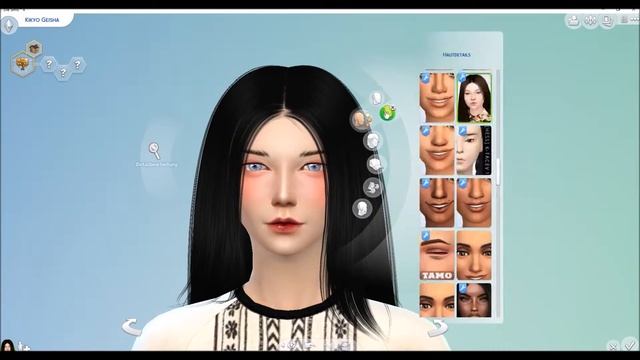 Sims 4 Erstelle einen Sim 🎐 Geisha смотреть онлайн
