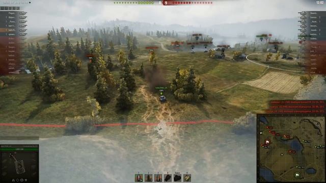 15 x T49 vs 15 x Ru 251 - Kto wygra? World of Tanks смотреть онлайн