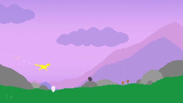 Dino Run (Dinosaur Pixel Flash Game) Playthrough