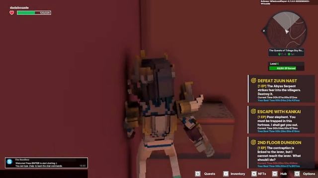 The Sandbox Game Alpha Season 3 - Quest: 2nd Floor Dungeon (The Contraption is Linked To The Lever) смотреть онлайн