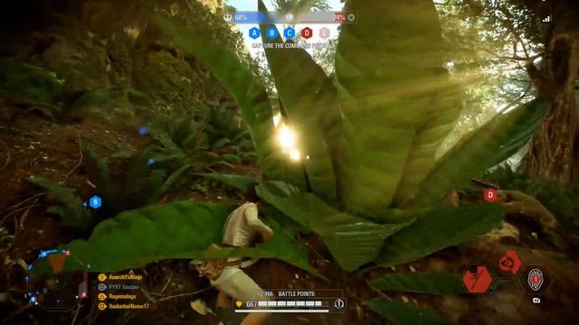 Star Wars Battlefront 2 - RUMBLE IN THE JUNGLE! Rey slaughters the First Order! *Cue Fortunate son* смотреть онлайн
