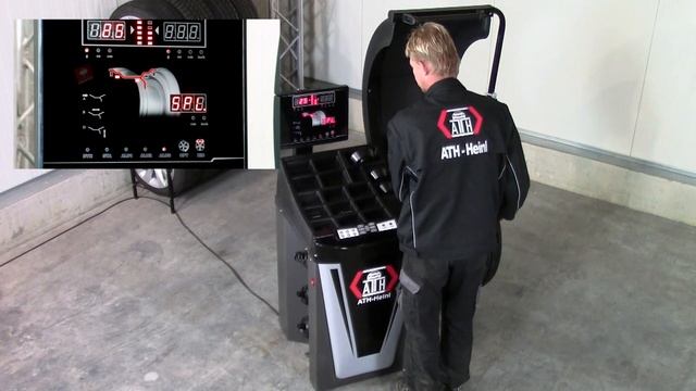 Reifenwuchtmaschine ATH W42 2D / Wheel balancer ATH W42 2D (Version bis 04/2017) смотреть онлайн