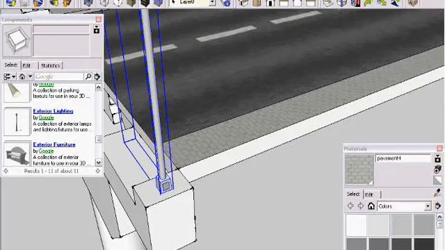 Google Sketchup - Constructing Flyover - Virtual City Part 1 смотреть онлайн