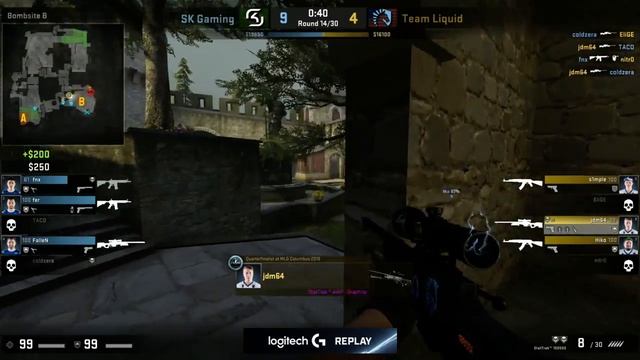 jdm64 Insane Ace vs SK | ESL One Cologne смотреть онлайн