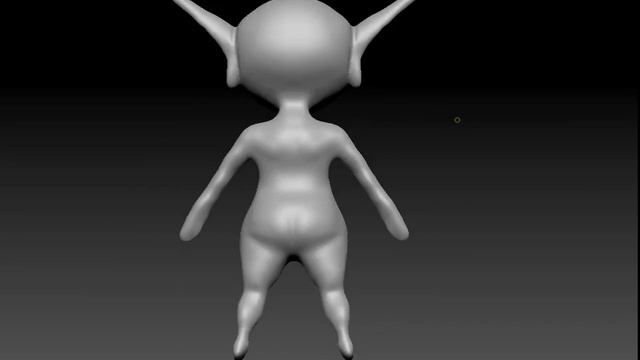 Zelda Twili Sculpt pt1 - Zbrush 4R2 Beta смотреть онлайн