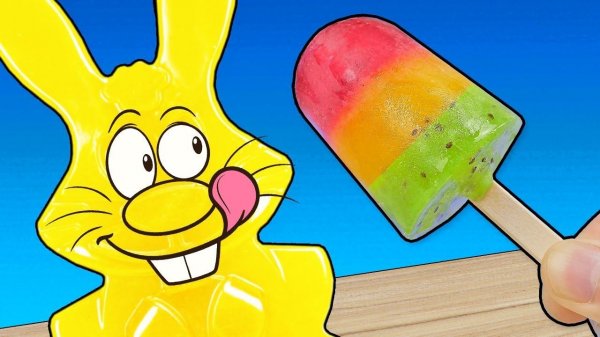 МОРОЖЕНОЕ ФРУКТОВЫЙ ЛЁД ДЛЯ ЖЕЛЕЙНОГО ЗАЙЦА ХАРИТОНА