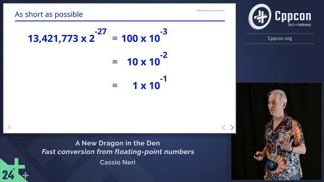 How to Quickly Convert Floating-Point Numbers in C++ - Cassio Neri - CppCon 2024 смотреть онлайн