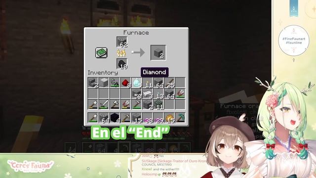 Fauna and her idea to revitalise the Minecraft serever смотреть онлайн