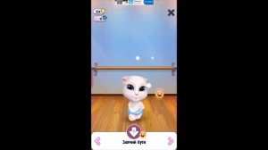 My Talking Angela first 2 levels game Моя Говорящая Анджела первые 2 уровня игра