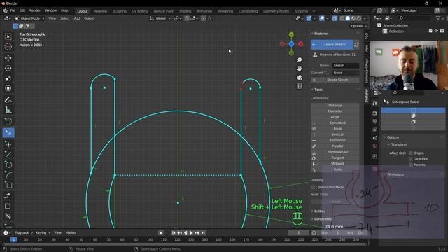 Blender CAD Çizimini Yapma | Cad Sketcher Detaylı Anlatımı 3 Boyutlu Yazıcı ile Tasarımın Baskısı смотреть онлайн