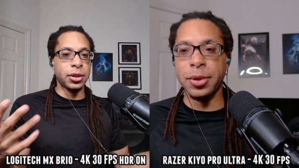 Logitech MX Brio vs Razer Kiyo Pro Ultra