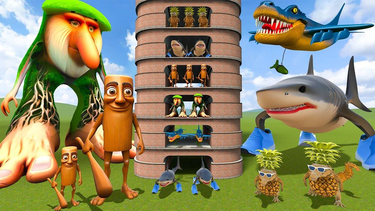 ТРАЛАЛЕРО ТРАЛАЛА БОМБАРДИРО КРОКОДИЛО ТУНГ ТУНГ ТУНГ САУР МЕМЫ В ГАРРИС МОДЕ смотреть онлайн