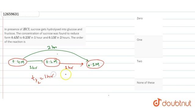 In presence of `HCl`, sucrose gets hydrolysed into glucose and fructose. The concentration of смотреть онлайн