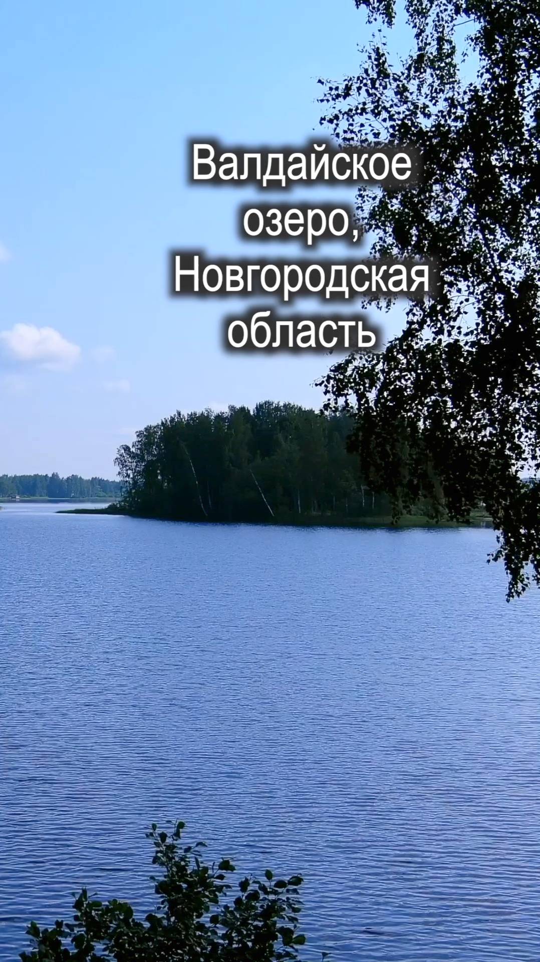 Валдайское озеро в Новгородской области смотреть онлайн