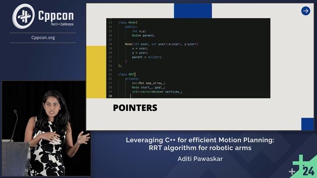 Leveraging C++ for Efficient Motion Planning: RRT Algorithm for Robotic Arms - Aditi Pawaskar - 2024 смотреть онлайн