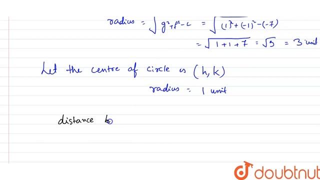 What is the equation to the locus of the centre of a circel of radius 1 unit which rolls inside ... смотреть онлайн