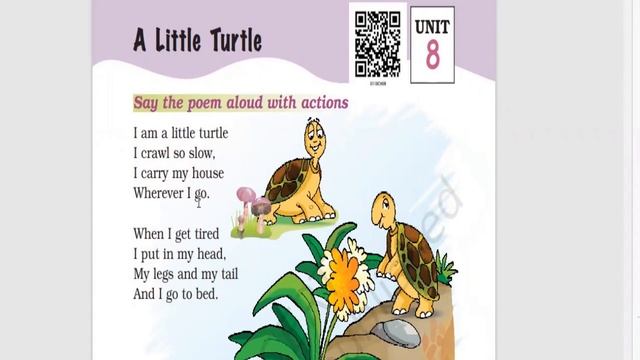 English Poem |A LITTLE TURTLE | Reading NCERT Class 1 | kid story -Moral Story смотреть онлайн