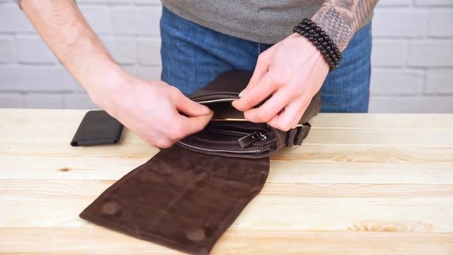 Обзор кожаной сумки SHVIGEL 00977 смотреть онлайн