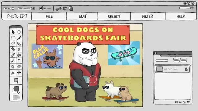 Panda's Profile Pic | We Bare Bears | Cartoon Network смотреть онлайн