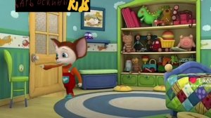 смена праздничного логотипа и фрагмент эфира барбоскины kids 12.04.2025