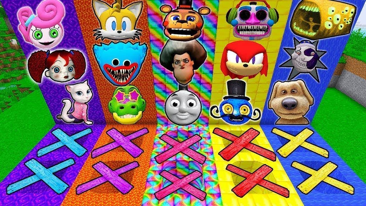 ВЫБЕРИ НОВУЮ ДВОЙНУЮ ЯМУ С ИСПЫТАНИЯМИ ДЛЯ СПРУНКОВ ХАГГИ ВАГГИ В МАЙНКРАФТ смотреть онлайн