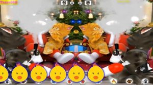 Talking Santa meets Ginger Android Gameplay