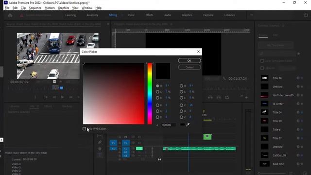 How to create color matte in Adobe Premiere pro смотреть онлайн