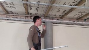 Монтаж потолка "Армстронг"