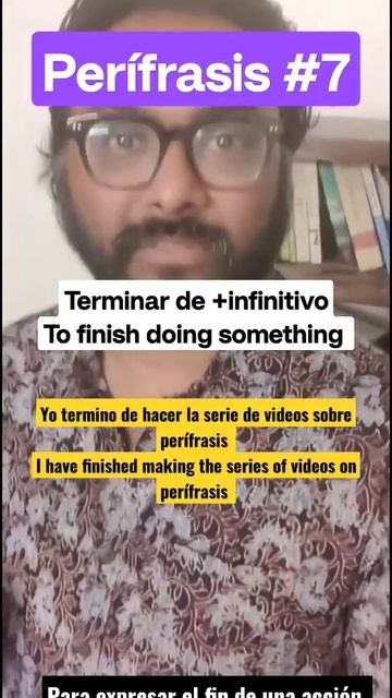 Perífrasis #7 #terminar de + #infinitivo смотреть онлайн