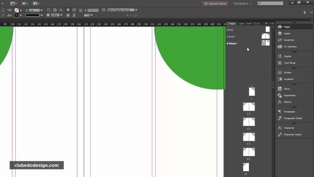 Curso prático de InDesign #10 - Páginas Mestre Parte 3: Pai e Filho смотреть онлайн