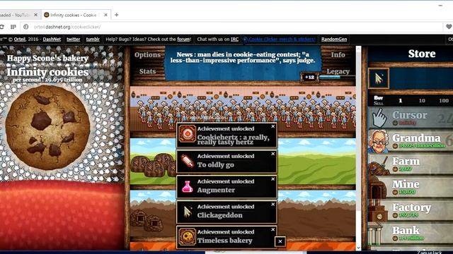 Cookie Clicker Part 12 | DROP LIKE = SAVED ZAMIE смотреть онлайн