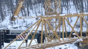 Монтаж баштового крану  Liebherr 120 HC