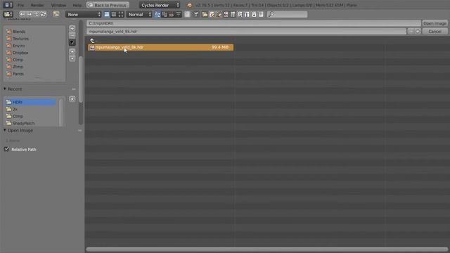 How to do HDR lighting in Blender/Cycles in 15 seconds смотреть онлайн