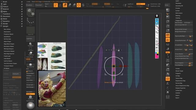 Zbrush tutorial Feather смотреть онлайн