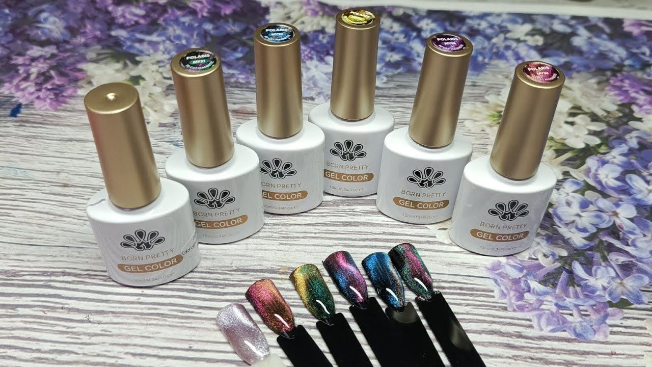 Born Pretty♥️Шикарные новинки9D Cat Magnetic Gel Polish Polaris смотреть онлайн