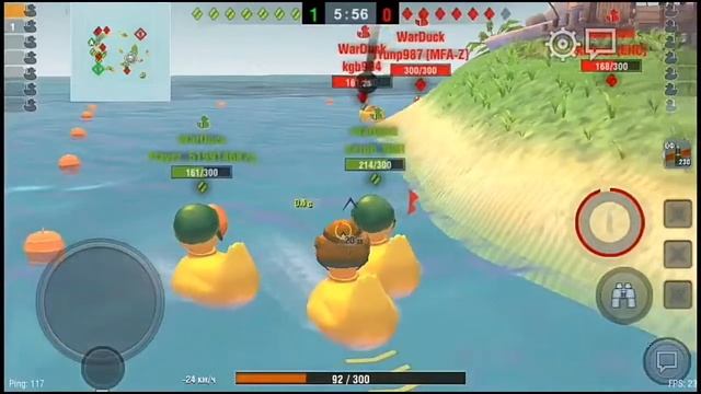 Новый фан режим WotBlitz - Утки Кря-Кря смотреть онлайн
