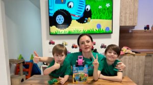 Синий трактор пазл. Алфавит для малышей. От А до Я. Видео для малышей. Видео для детей. Ремизятки