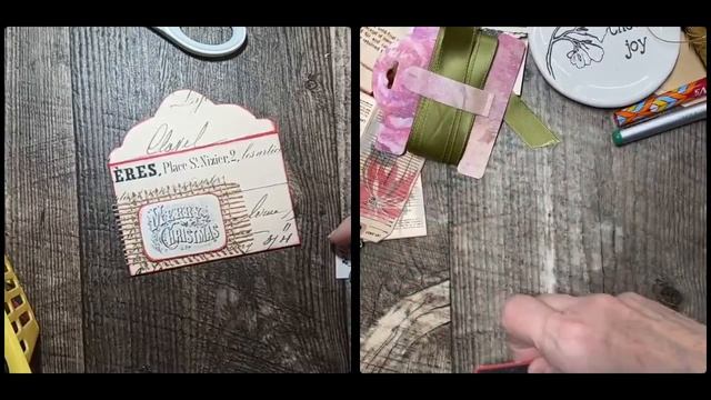 Creating Christmas Ephemera With Carolines Craft Tree envelopes смотреть онлайн